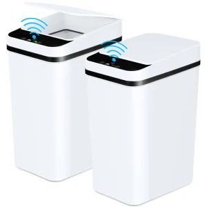 2 Pack 12L  Automatic Trash Cans
