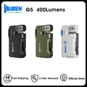 Rechargeable EDC 400 Lumens Dual Light
