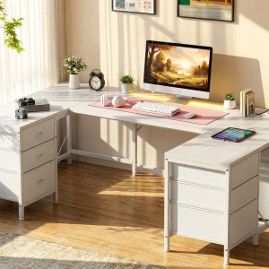 67 In. Corner Desk , Great For Home Office, School Studies or Gaming.